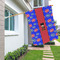 Superhero House Flags - Double Sided - LIFESTYLE