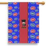 Superhero 28" House Flag - Single Sided (Personalized)