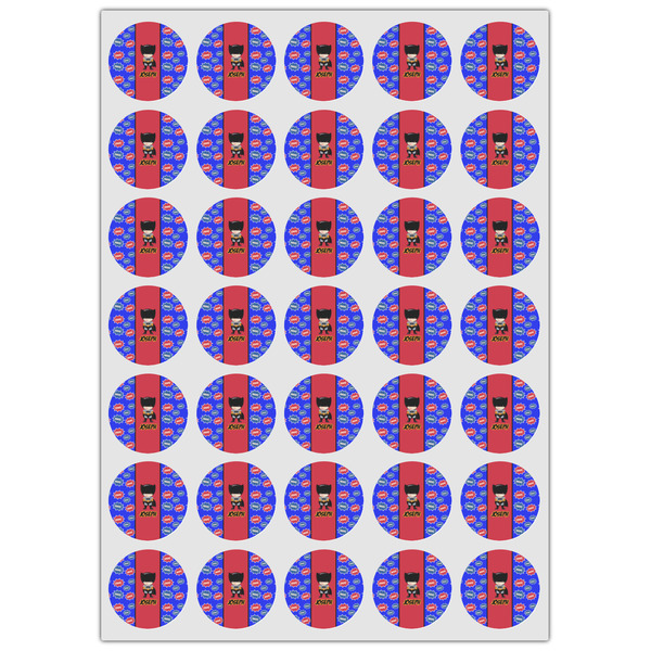 Superhero Icing Circle - XSmall - Set of 35