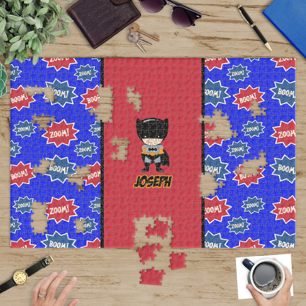 Superhero Jigsaw Puzzle 1014 Piece - In Context