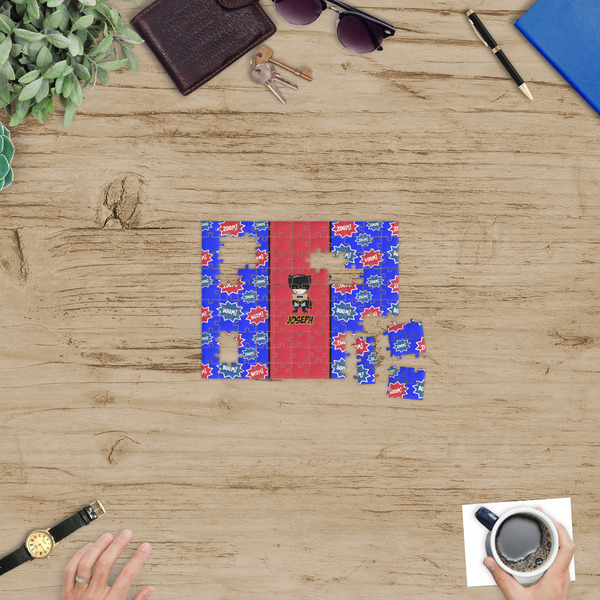 Superhero Jigsaw Puzzle 110 Piece - In Context