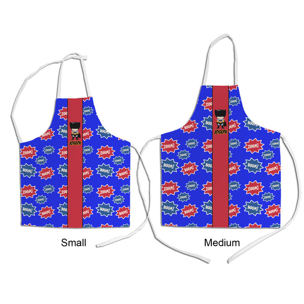 Superhero Kid's Aprons - Comparison