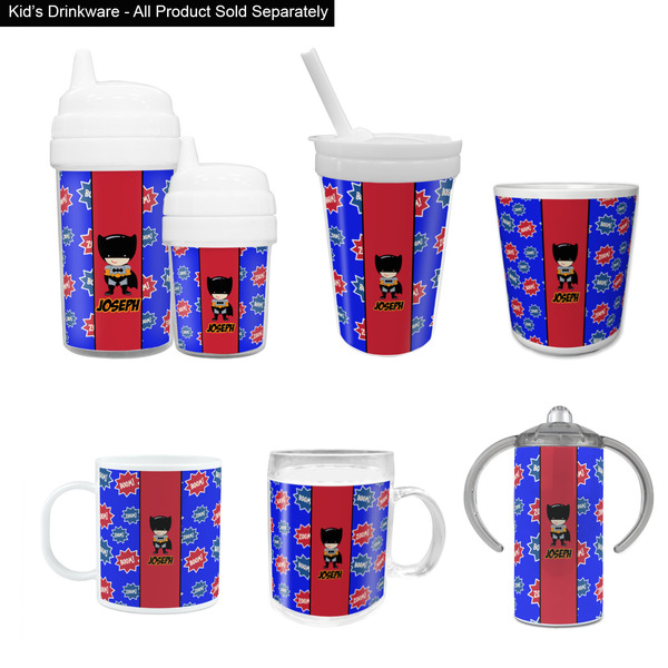Superhero Kid's Drinkware - Customized & Personalized