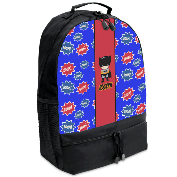 Custom Superhero Backpacks - Black (Personalized)