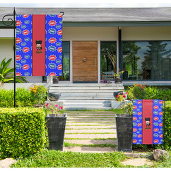Superhero Large Garden Flag - Single Sided (Personalized)