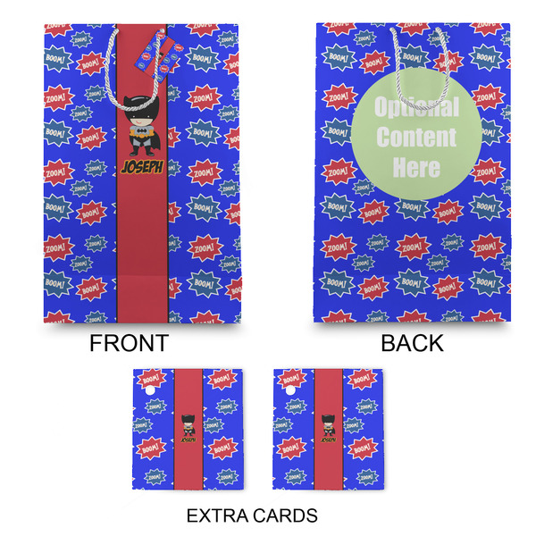 Superhero Large Gift Bag - Approval