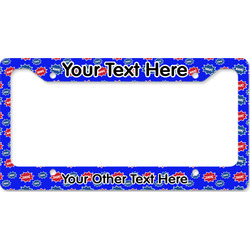 Superhero License Plate Frame - Style B (Personalized)