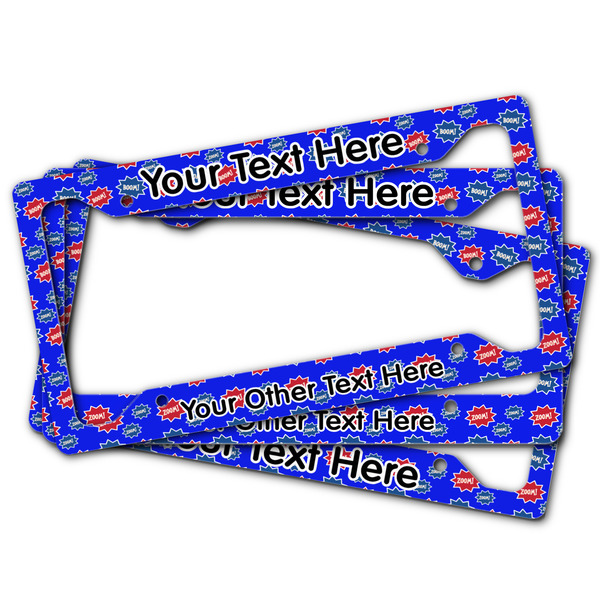 Superhero License Plate Frames - (PARENT MAIN)