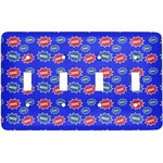 Superhero Light Switch Cover (4 Toggle Plate)