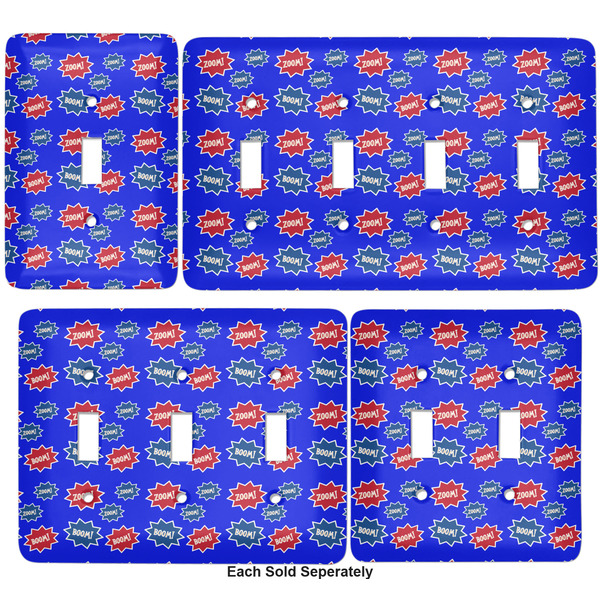 Superhero Light Switch Covers all sizes
