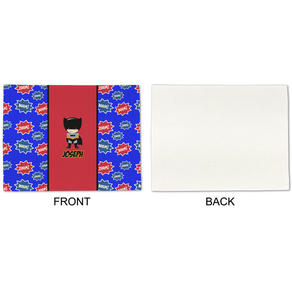 Superhero Linen Placemat - APPROVAL Single (single sided)