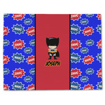 Superhero Single-Sided Linen Placemat - Single w/ Name or Text
