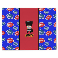 Superhero Single-Sided Linen Placemat - Single w/ Name or Text