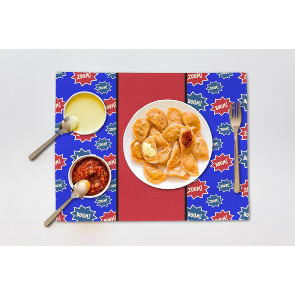Superhero Linen Placemat - Lifestyle (single)