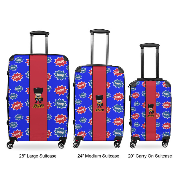 Superhero Luggage Bags all sizes - With Handle