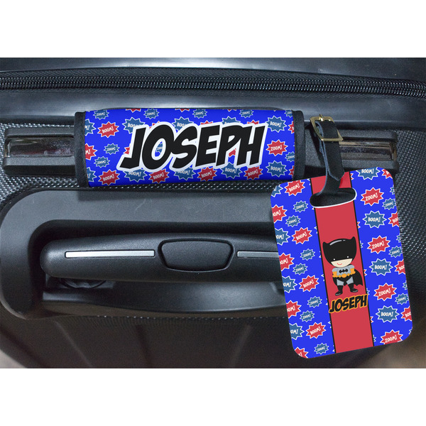 Superhero Luggage Wrap & Tag
