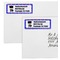 Superhero Mailing Labels - Double Stack Close Up