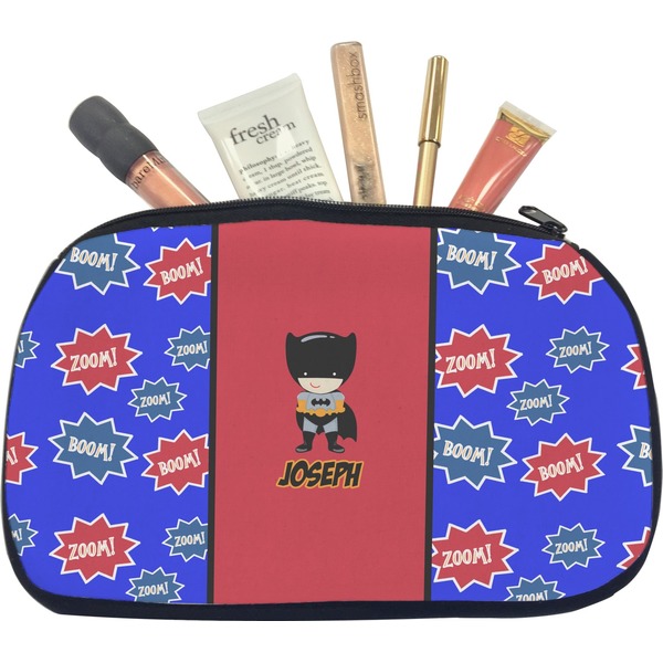 Custom Superhero Makeup / Cosmetic Bag - Medium (Personalized)