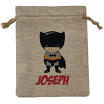 Superhero Burlap Gift Bag (Personalized)