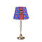 Superhero Poly Film Empire Lampshade - On Stand