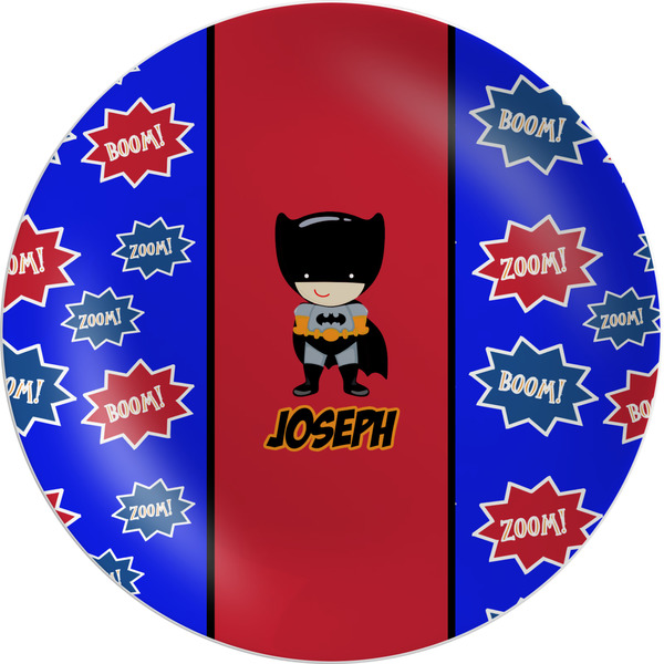 Custom Superhero Melamine Plate (Personalized)