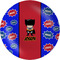 Superhero Melamine Plate (Personalized)