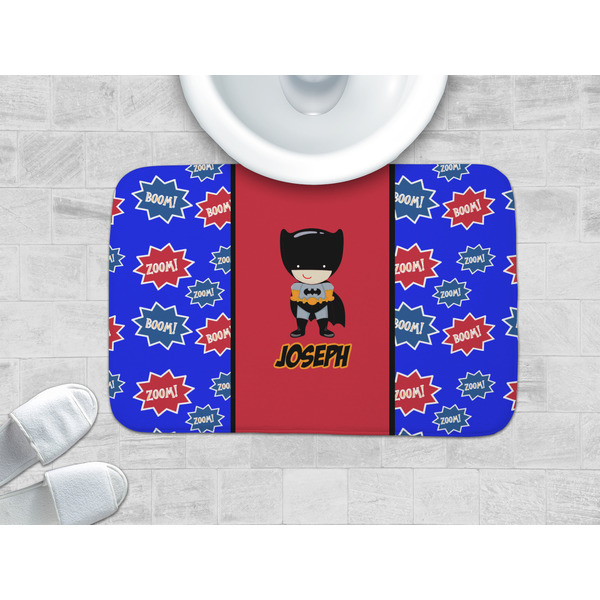 Superhero Memory Foam Bath Mat - LIFESTYLE 34x21