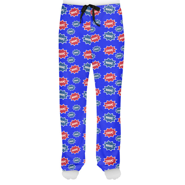 Superhero Men's Pjs Front - on model