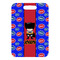 Superhero Metal Luggage Tag - Front Without Strap
