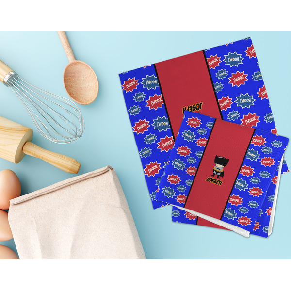 Superhero Microfiber Dish Rag - LIFESTYLE