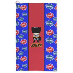Superhero Microfiber Golf Towel - Large (Personalized)