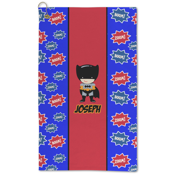 Custom Superhero Microfiber Golf Towel - Large (Personalized)
