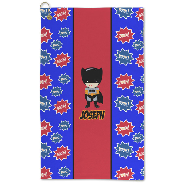 Custom Superhero Microfiber Golf Towel - Large (Personalized)