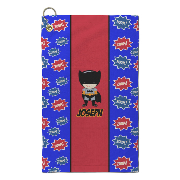 Custom Superhero Microfiber Golf Towel - Small (Personalized)