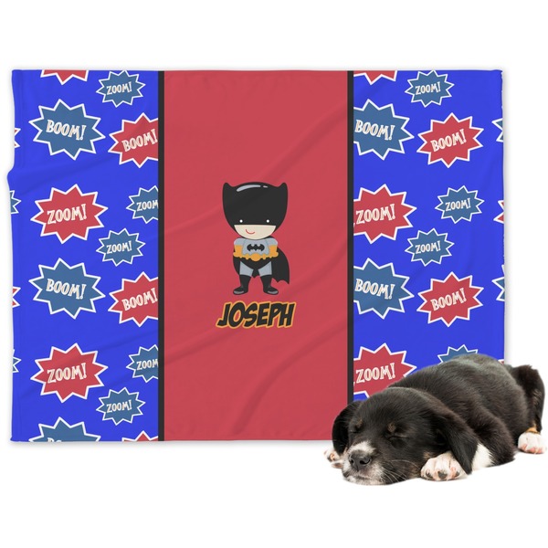 Custom Superhero Dog Blanket - Regular (Personalized)