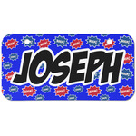 Superhero Mini/Bicycle License Plate (2 Holes) (Personalized)