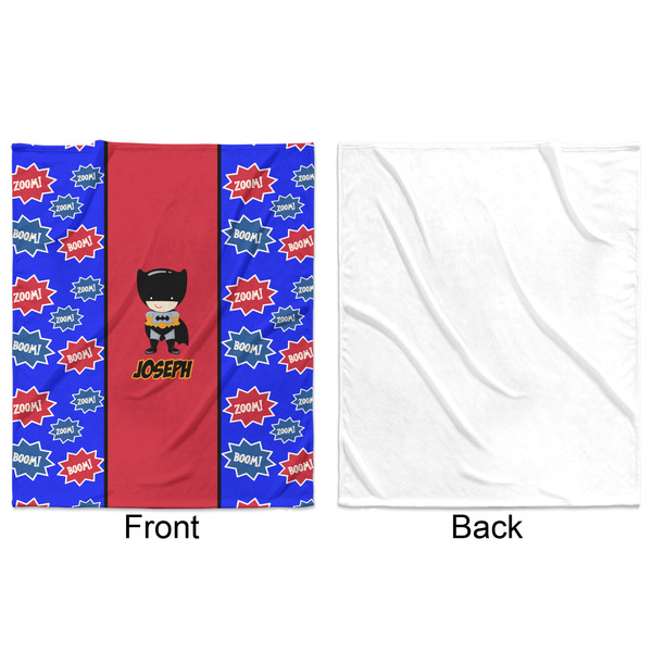 Superhero Minky Blanket - 50"x60" - Single Sided - Front & Back