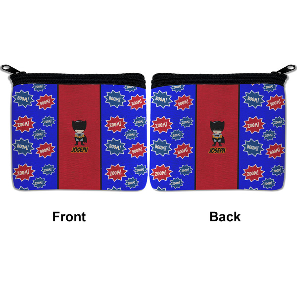 Superhero Neoprene Coin Purse - Front & Back (APPROVAL)