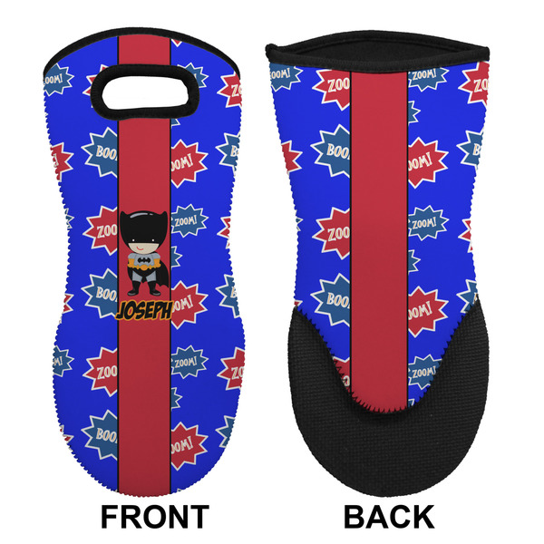 Superhero Neoprene Oven Mitt (Front & Back)