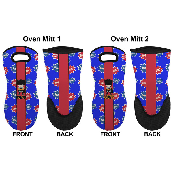 Superhero Neoprene Oven Mitt - Set of 2 - Approval