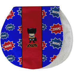 Superhero Burp Pad - Velour w/ Name or Text