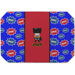 Superhero Dining Table Mat - Octagon (Single-Sided) w/ Name or Text
