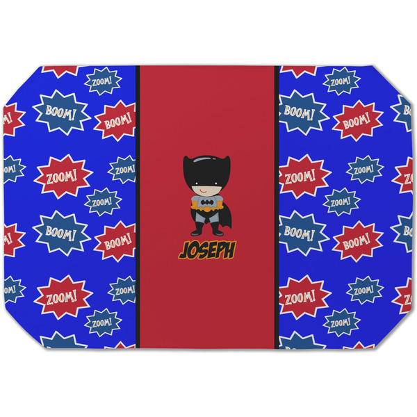 Custom Superhero Dining Table Mat - Octagon (Single-Sided) w/ Name or Text