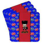 Superhero Paper Coasters w/ Name or Text