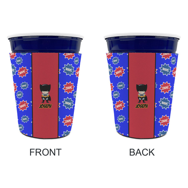 Superhero Party Cup Sleeves - without bottom - Approval