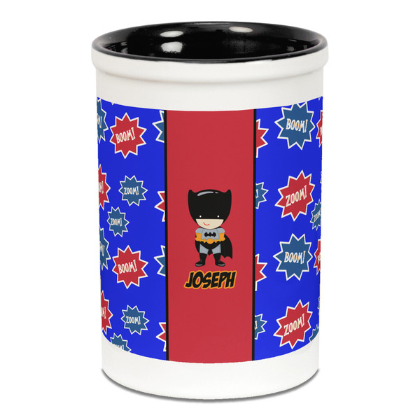 Superhero Pencil Holder - Black