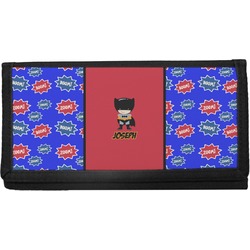 Superhero Canvas Checkbook Cover (Personalized)