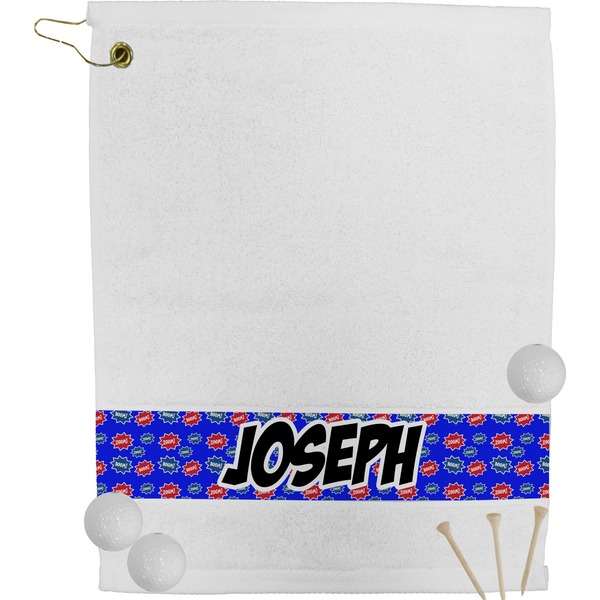 Custom Superhero Golf Bag Towel (Personalized)