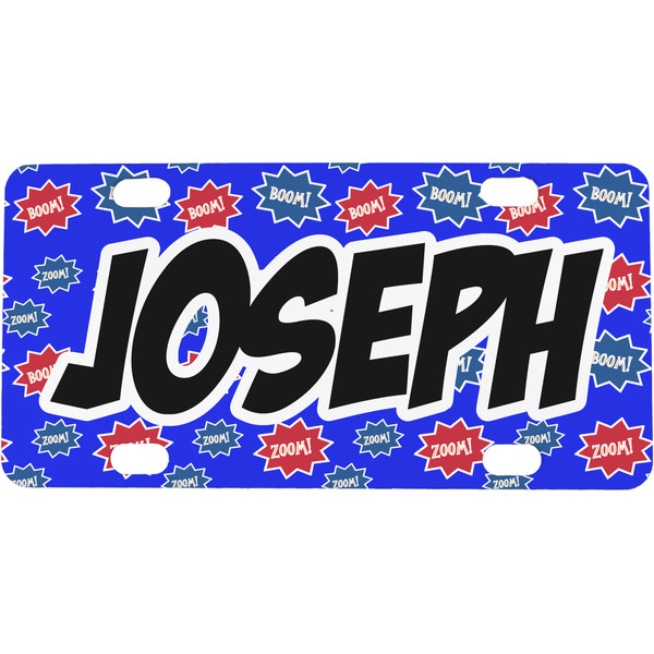 Custom Superhero Mini/Bicycle License Plate (Personalized)