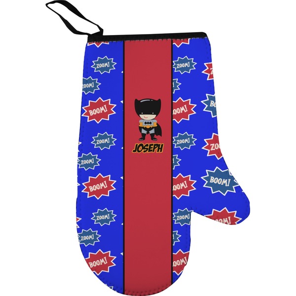 Superhero Personalized Oven Mitt